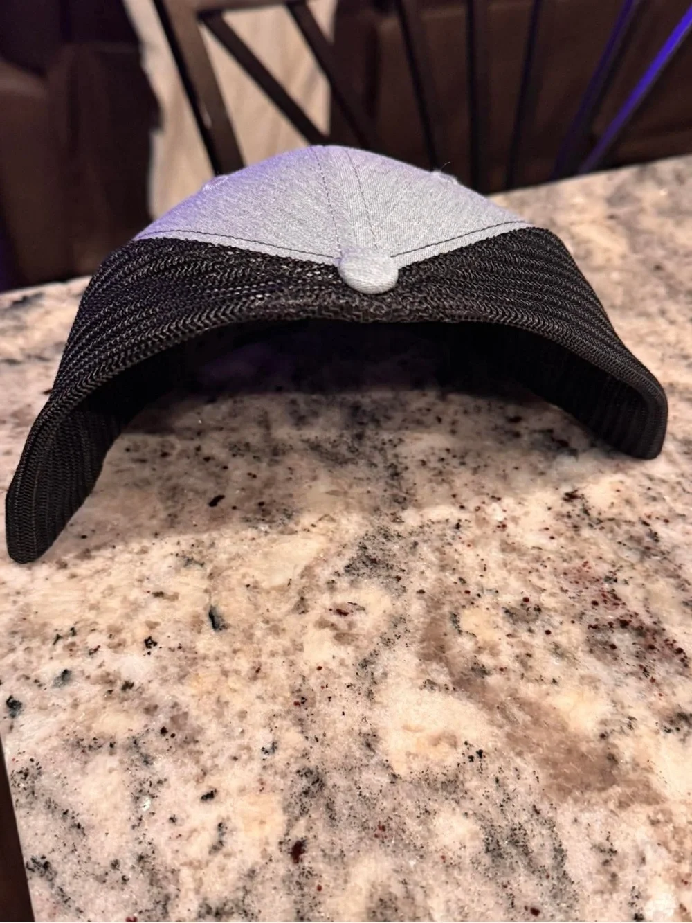 Richardson Sprint Environmental Gray and Black Trucker Hat